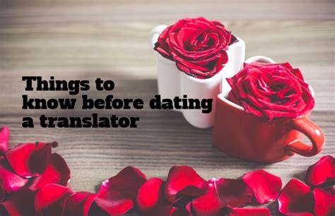 dating a translator